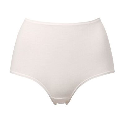 Trofé Trofe Cotton Maxi Brief Offwhite Baumwolle Medium Damen Trofé Trofe Cotton Maxi Brief Offwhite Baumwolle Medium Damen