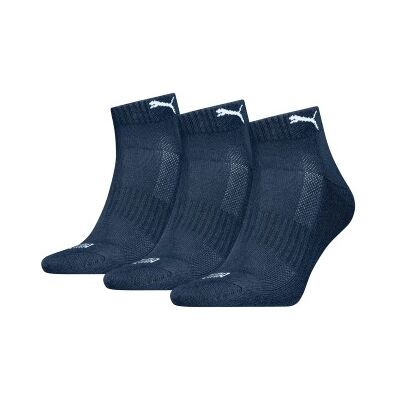 Puma 3P Cushioned Quarter Sock Marine Gr 39/42 Puma 3P Cushioned Quarter Sock Marine Gr 39/42