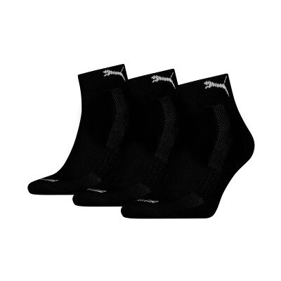 Puma 3P Cushioned Quarter Sock Schwarz Gr 35/38 Puma 3P Cushioned Quarter Sock Schwarz Gr 35/38