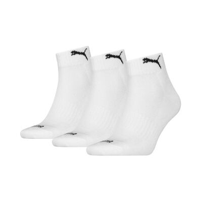 Puma 3P Cushioned Quarter Sock Weiß Gr 39/42 Puma 3P Cushioned Quarter Sock Weiß Gr 39/42
