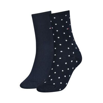 Tommy Hilfiger 2P Women Dot Sock Marine Gr 35/38 Damen Tommy Hilfiger 2P Women Dot Sock Marine Gr 35/38 Damen