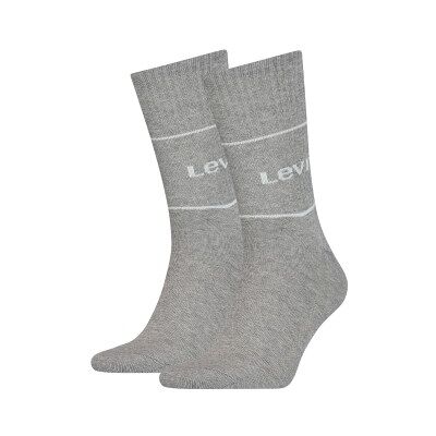 Levis 2P Organic Cotton Sock Grau Gr 39/42 Levis 2P Organic Cotton Sock Grau Gr 39/42