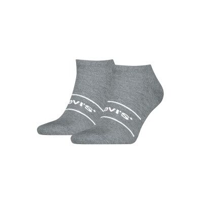 Levis 2P Organic Cotton Ankle Sock Grau Gr 35/38 Levis 2P Organic Cotton Ankle Sock Grau Gr 35/38