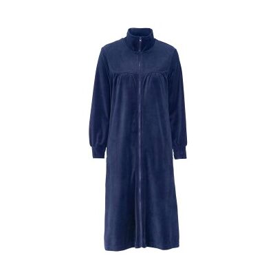 Damella Velour Plain Robe Marine X-Large Damen Damella Velour Plain Robe Marine X-Large Damen