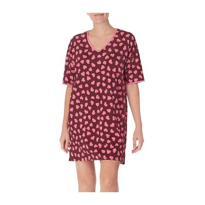 DKNY Wishlist Worthy Sleepshirt Rot Muster Polyester Large Damen DKNY Wishlist Worthy Sleepshirt Rot Muster Polyester Large Damen