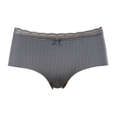 Trofé Trofe Laila Midi Brief Grau Polyamid Large Damen Trofé Trofe Laila Midi Brief Grau Polyamid Large Damen