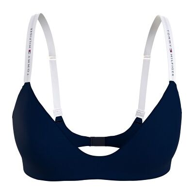 Tommy Hilfiger BH Icon Triangle Bra Dunkelblau Large Damen Tommy Hilfiger BH Icon Triangle Bra Dunkelblau Large Damen