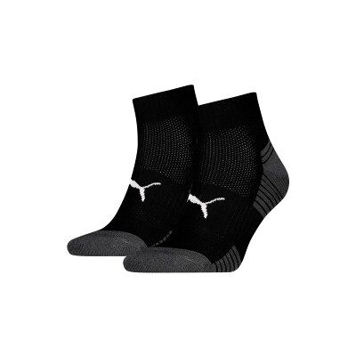 PUMA - UNISEX SPORT CUSHIONED QUARTER 2P - Größe 35-38 - Schwarz - Socks PUMA - UNISEX SPORT CUSHIONED QUARTER 2P - Größe 35-38 - Schwarz - Socks