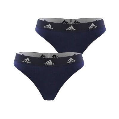 adidas 2P Underwear Brazilian Thong Marine Baumwolle Small Damen adidas 2P Underwear Brazilian Thong Marine Baumwolle Small Damen
