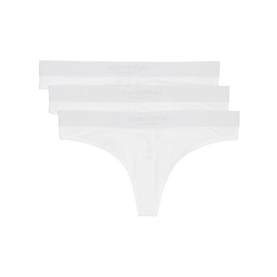 Marc O’Polo Marc O Polo String 3P Weiß Baumwolle Large Damen Marc O’Polo Marc O Polo String 3P Weiß Baumwolle Large Damen