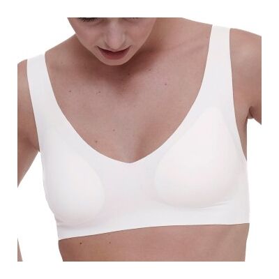 Sloggi BH ZERO Feel 2 0 Bralette Weiß X-Small Damen Sloggi BH ZERO Feel 2 0 Bralette Weiß X-Small Damen