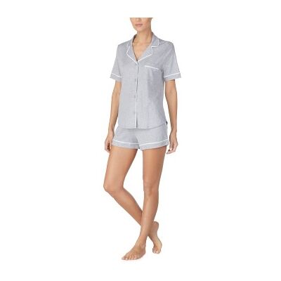 DKNY New Signature Short Pyjama Set Grau Small Damen DKNY New Signature Short Pyjama Set Grau Small Damen