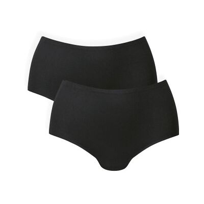 Anita 2P Essential High Waist Briefs Schwarz L/XL Damen Anita 2P Essential High Waist Briefs Schwarz L/XL Damen