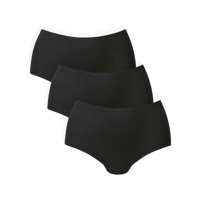 Anita 3P Essentials High Waisted Briefs Schwarz S/M Damen Anita 3P Essentials High Waisted Briefs Schwarz S/M Damen
