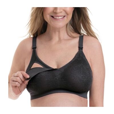 Anita BH Maternity Essential Lace Nursing Bralette Dunkelgrau X-Large Damen Anita BH Maternity Essential Lace Nursing Bralette Dunkelgrau X-Large Damen