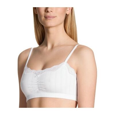 Calida BH Etude Toujours Top Weiß Baumwolle X-Small Damen Calida BH Etude Toujours Top Weiß Baumwolle X-Small Damen