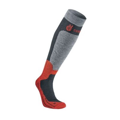 Seger Byggmark Mid Compression Sock Rot/Grau Gr 34/36 Seger Byggmark Mid Compression Sock Rot/Grau Gr 34/36