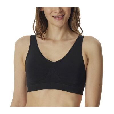 Schiesser BH Bustier Removable Pads Bra Schwarz Polyamid Medium Damen Schiesser BH Bustier Removable Pads Bra Schwarz Polyamid Medium Damen