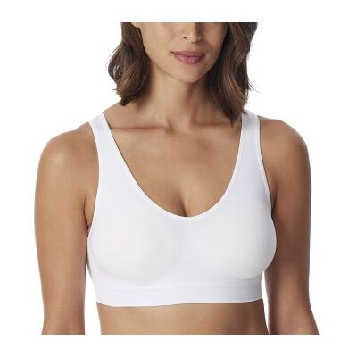 Schiesser BH Bustier Removable Pads Bra Weiß Polyamid Large Damen Schiesser BH Bustier Removable Pads Bra Weiß Polyamid Large Damen