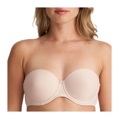 Marie Jo BH Tom Padded Strapless Bra Beige E 70 Damen Marie Jo BH Tom Padded Strapless Bra Beige E 70 Damen