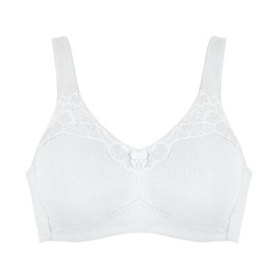 NATURANA BH Molded Cotton Soft Bra Weiß Baumwolle C 95 Damen NATURANA BH Molded Cotton Soft Bra Weiß Baumwolle C 95 Damen