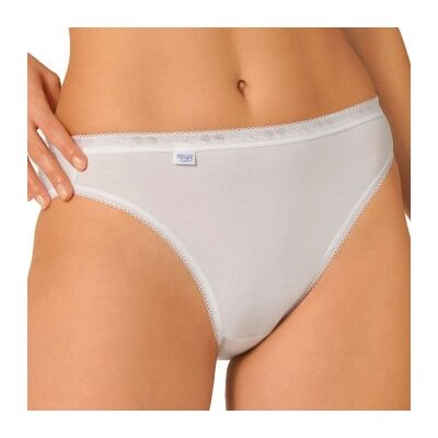 Sloggi 2P Basic Plus Tai Briefs Weiß Baumwolle 38 Damen Sloggi 2P Basic Plus Tai Briefs Weiß Baumwolle 38 Damen