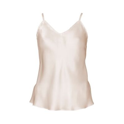 Lady Avenue Pure Silk Camisole With Cording Champagner Seide Small Damen Lady Avenue Pure Silk Camisole With Cording Champagner Seide Small Damen