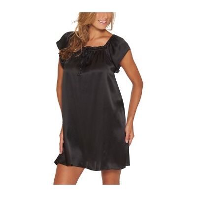Lady Avenue Pure Silk Baby Doll Dress Schwarz Seide Medium Damen Lady Avenue Pure Silk Baby Doll Dress Schwarz Seide Medium Damen