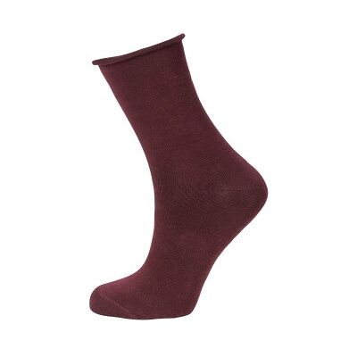 Trofé Trofe Cotton Solid Sock 2P Weinrot Strl 37/41 Damen Trofé Trofe Cotton Solid Sock 2P Weinrot Strl 37/41 Damen