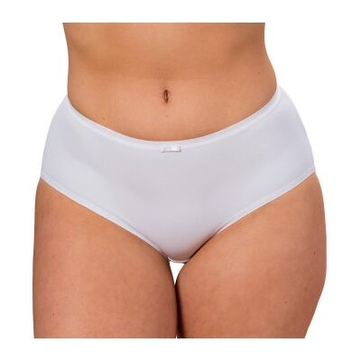 Trofé Trofe Sanna Brief Midi Weiß Polyamid XX-Large Damen Trofé Trofe Sanna Brief Midi Weiß Polyamid XX-Large Damen