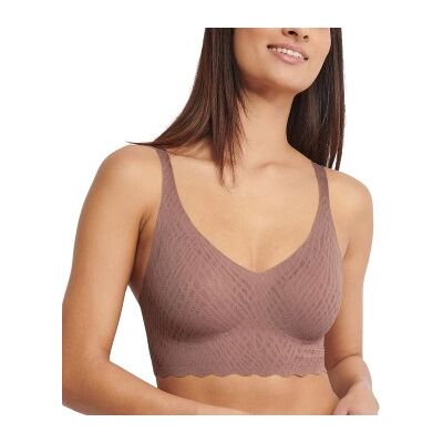 Sloggi BH ZERO Feel Bliss Bralette Braun Large Damen Sloggi BH ZERO Feel Bliss Bralette Braun Large Damen