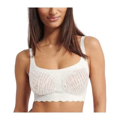 Sloggi BH ZERO Feel Bliss Top Weiß Medium Damen Sloggi BH ZERO Feel Bliss Top Weiß Medium Damen