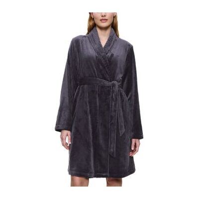 Triumph Fleece Robe Dunkelgrau Polyester 44-46 Damen Triumph Fleece Robe Dunkelgrau Polyester 44-46 Damen
