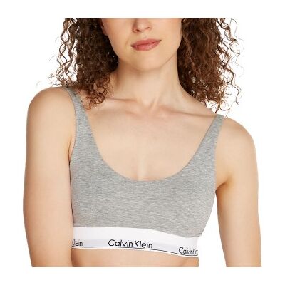 Calvin Klein BH Modern Cotton Lightly Lined Bralette Grau Medium Damen Calvin Klein BH Modern Cotton Lightly Lined Bralette Grau Medium Damen