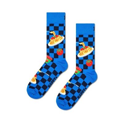 Happy Socks Dinner Sock Blau Baumwolle Gr 41/46 Happy Socks Dinner Sock Blau Baumwolle Gr 41/46