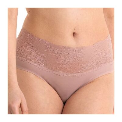 Anita Essential High Waist Lace Briefs Rosa Large Damen Anita Essential High Waist Lace Briefs Rosa Large Damen
