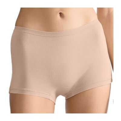 Sloggi 3P GO Daily Cotton Shorts Beige Baumwolle Small Damen Sloggi 3P GO Daily Cotton Shorts Beige Baumwolle Small Damen