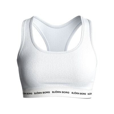 Björn Borg BH-topp Logo Soft 1p - Hvit - BH-Top Björn Borg BH-topp Logo Soft 1p - Hvit - BH-Top