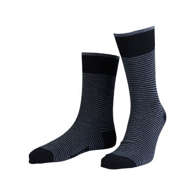 Amanda Christensen True Stripe Ankle Sock Marine Gr 43/46 Amanda Christensen True Stripe Ankle Sock Marine Gr 43/46