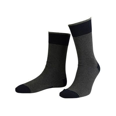 Amanda Christensen True Stripe Ankle Sock Schwarz/Grau Gr 47/50 Amanda Christensen True Stripe Ankle Sock Schwarz/Grau Gr 47/50