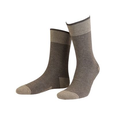Amanda Christensen True Stripe Ankle Sock Hellbraun Gr 43/46 Amanda Christensen True Stripe Ankle Sock Hellbraun Gr 43/46