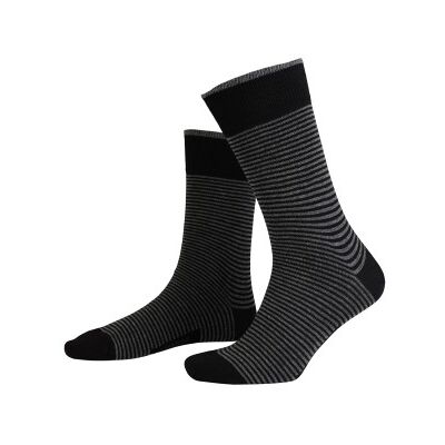 Amanda Christensen True Stripe Ankle Sock Schwarz Gr 47/50 Amanda Christensen True Stripe Ankle Sock Schwarz Gr 47/50