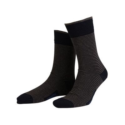 Amanda Christensen True Stripe Ankle Sock Dunkelgrau Gr 47/50 Amanda Christensen True Stripe Ankle Sock Dunkelgrau Gr 47/50