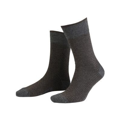 Amanda Christensen True Stripe Ankle Sock Grau Gr 47/50 Amanda Christensen True Stripe Ankle Sock Grau Gr 47/50