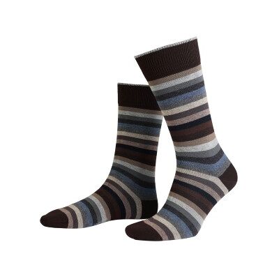 Amanda Christensen True Block Stripe Ankle Sock Schwarz/Blau Gr 43/46 Amanda Christensen True Block Stripe Ankle Sock Schwarz/Blau Gr 43/46