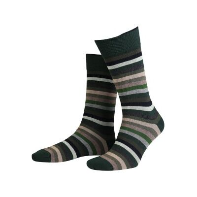 Amanda Christensen True Block Stripe Ankle Sock Schwarz/Grün Gr 43/46 Amanda Christensen True Block Stripe Ankle Sock Schwarz/Grün Gr 43/46