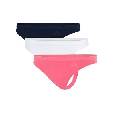 adidas 3P Sport Active Seamless Low Rise Thongs Rosa/Weiß Polyamid Small Damen adidas 3P Sport Active Seamless Low Rise Thongs Rosa/Weiß Polyamid Small Damen