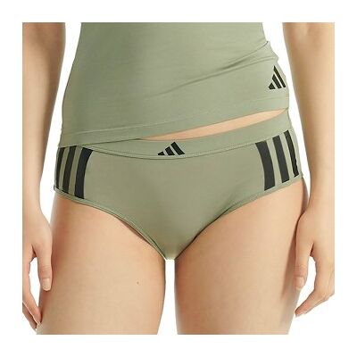 Adidas Sport Active Essentials 3 Stripes Hipster Grün Baumwolle Medium Damen Adidas Sport Active Essentials 3 Stripes Hipster Grün Baumwolle Medium Damen