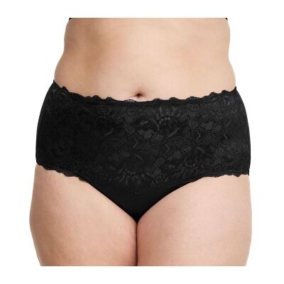 Swegmark Lace Maxi Briefs Schwarz Polyamid 2XL Damen Swegmark Lace Maxi Briefs Schwarz Polyamid 2XL Damen