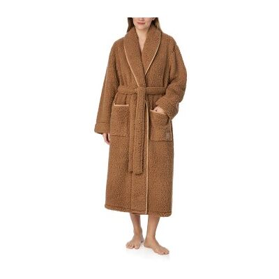 DKNY Chill In Style Robe Braun Polyester Large Damen DKNY Chill In Style Robe Braun Polyester Large Damen